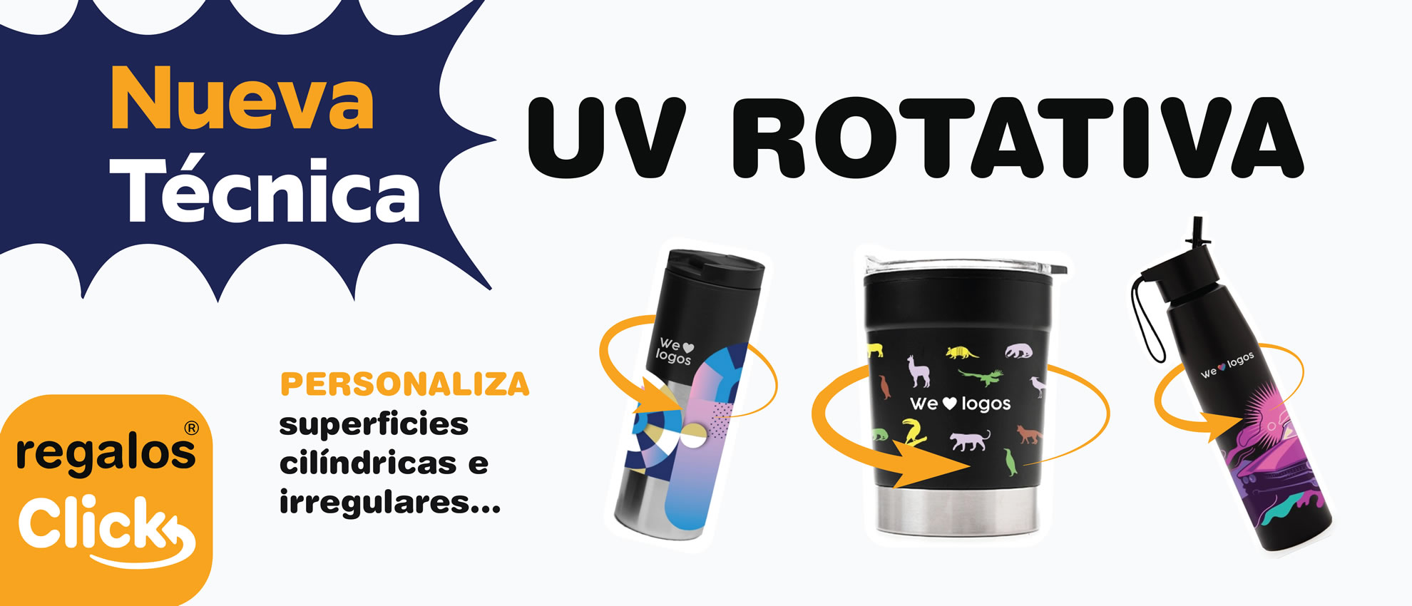 Nueva tecnica: UV Rotativa regalosclick