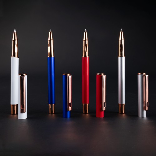 Roller pen con tapa 