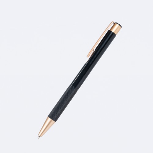 Bolígrafo de aluminio negro 
