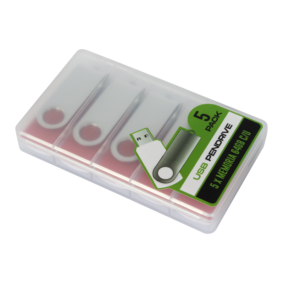 Set 5 USB Pendrive 64GB