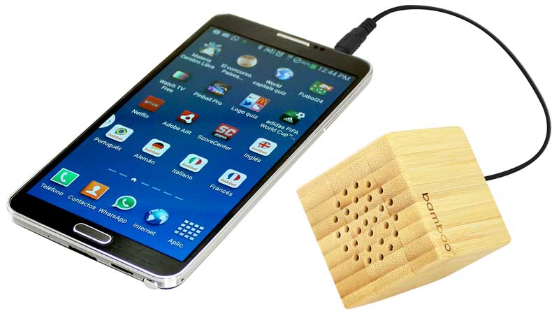 USB Parlante de Bamboo