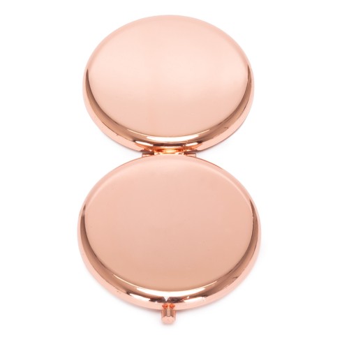 Espejo metálico doble con aumento 