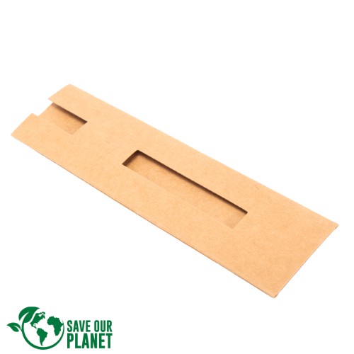 Estuche Porta-Lápiz o Bolígrafo, en cartón reciclado.