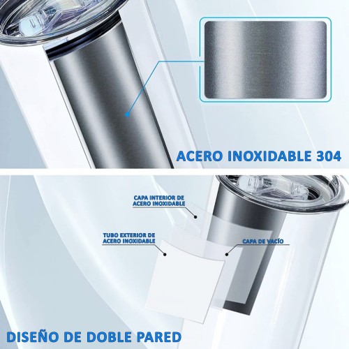 Mug Acero Inoxidable Sublimable Skinny M157